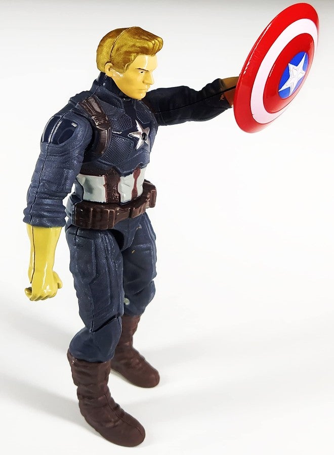 Kiddily Avenger Action Hero Figure Model Toy for Home Decors, Office Desk and Study Table (Captain America) - Image 3